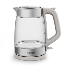 TEFAL Kettle , KI605B30 , 2200 W , Electric , 1.7 L , Glass , 360° rotational base , Grey