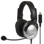 Koss , Gaming headphones , SB45 USB , Wired , On-Ear , Microphone , Silver/Black , Noise canceling