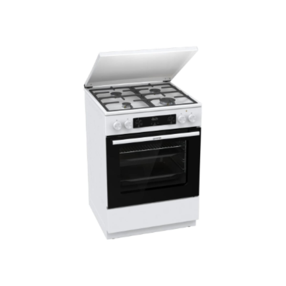 Gorenje GK6C5WF , Cooker , Hob type Gas , Oven type Electric , White , Width 60 cm , Grilling , Depth 60 cm , 71 L
