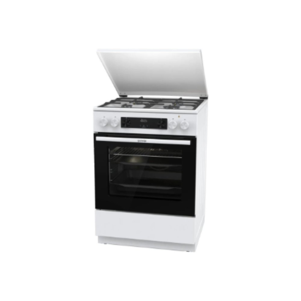 Gorenje GK6C5WF , Cooker , Hob type Gas , Oven type Electric , White , Width 60 cm , Grilling , Depth 60 cm , 71 L