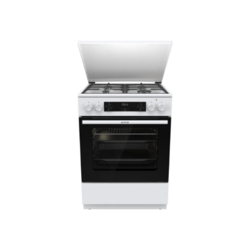 Gorenje GK6C5WF , Cooker , Hob type Gas , Oven type Electric , White , Width 60 cm , Grilling , Depth 60 cm , 71 L