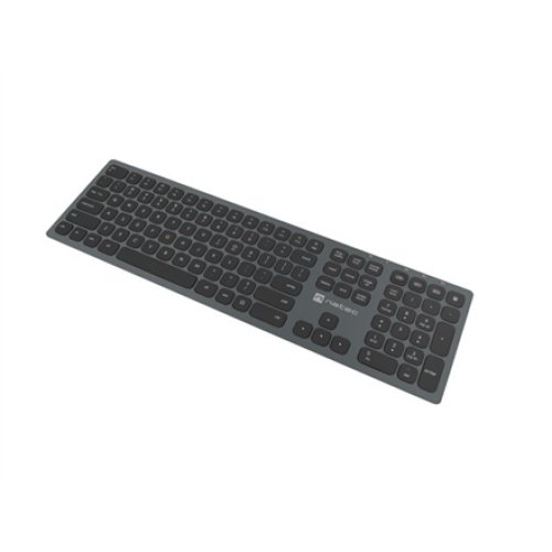 Natec Keyboard, Dolphin, US Layout, Wireless, Black/Grey