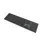 Natec Keyboard, Dolphin, US Layout, Wireless, Black/Grey