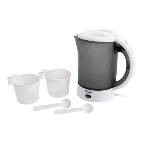 Adler , Travel Kettle , AD 1268 , Standard , 600 W , 0.6 L , Plastic , White