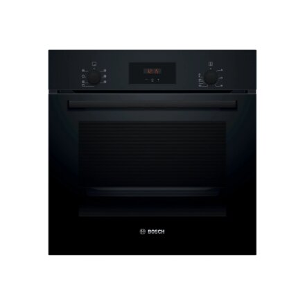 Bosch Oven , HBF133BA1 , 66 L , Electric , EcoClean , Knobs , Height 59.5 cm , Width 59.4 cm , Black