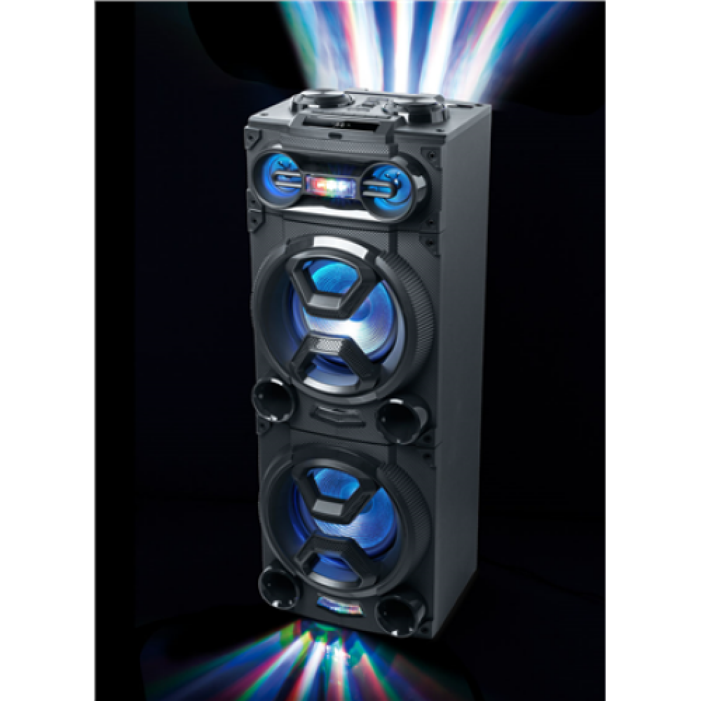 Muse M-1986 DJ Speaker, Wired, Bluetooth, Black Muse