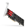 AXAGON PCIe 2x NVMe M.2 Controller , PCEM2-ND