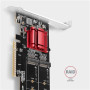 AXAGON PCIe 2x NVMe M.2 Controller , PCEM2-ND