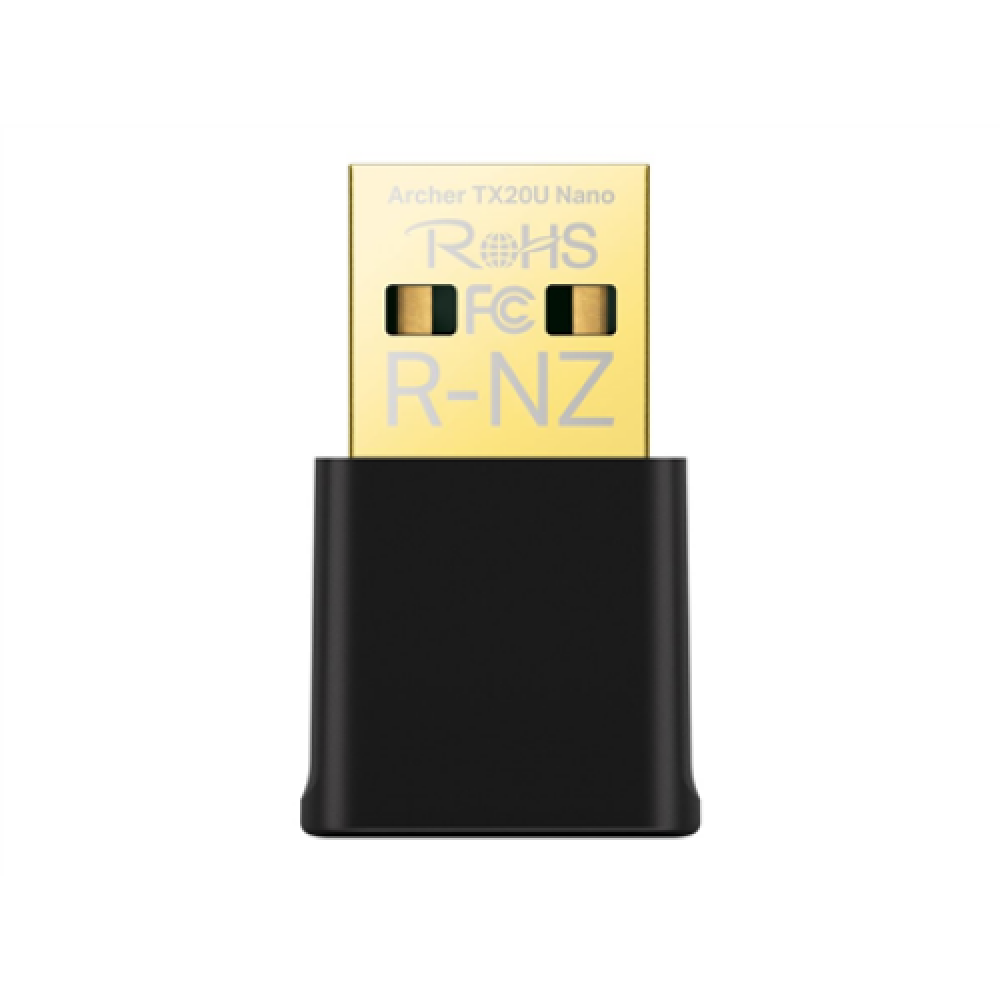 TP-LINK , Archer TX20U Nano , AX1800 Nano Dual Band Wi-Fi 6 USB Adapter , USB 2.0