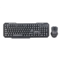 Gembird , Desktop Set , KBS-WM-02 , Keyboard and Mouse Set , Wireless , Mouse included , US , Black , USB , US , 450 g , Numeric keypad , Wireless connection