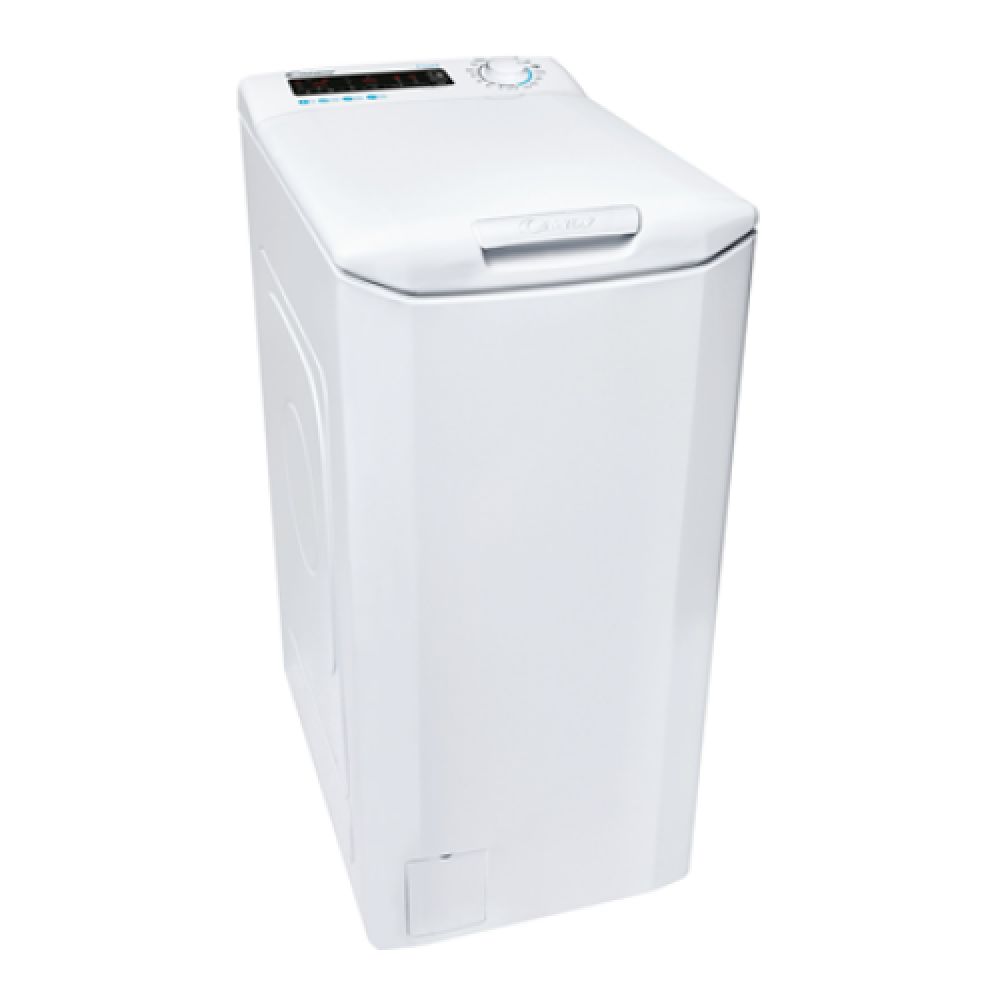 Candy , Washing Machine , CSTG 47TME/1-S , Energy efficiency class B , Top loading , Washing capacity 7 kg , 1400 RPM , Depth 60 cm , Width 41 cm , Display , LCD , Near Field Communication (NFC) , White