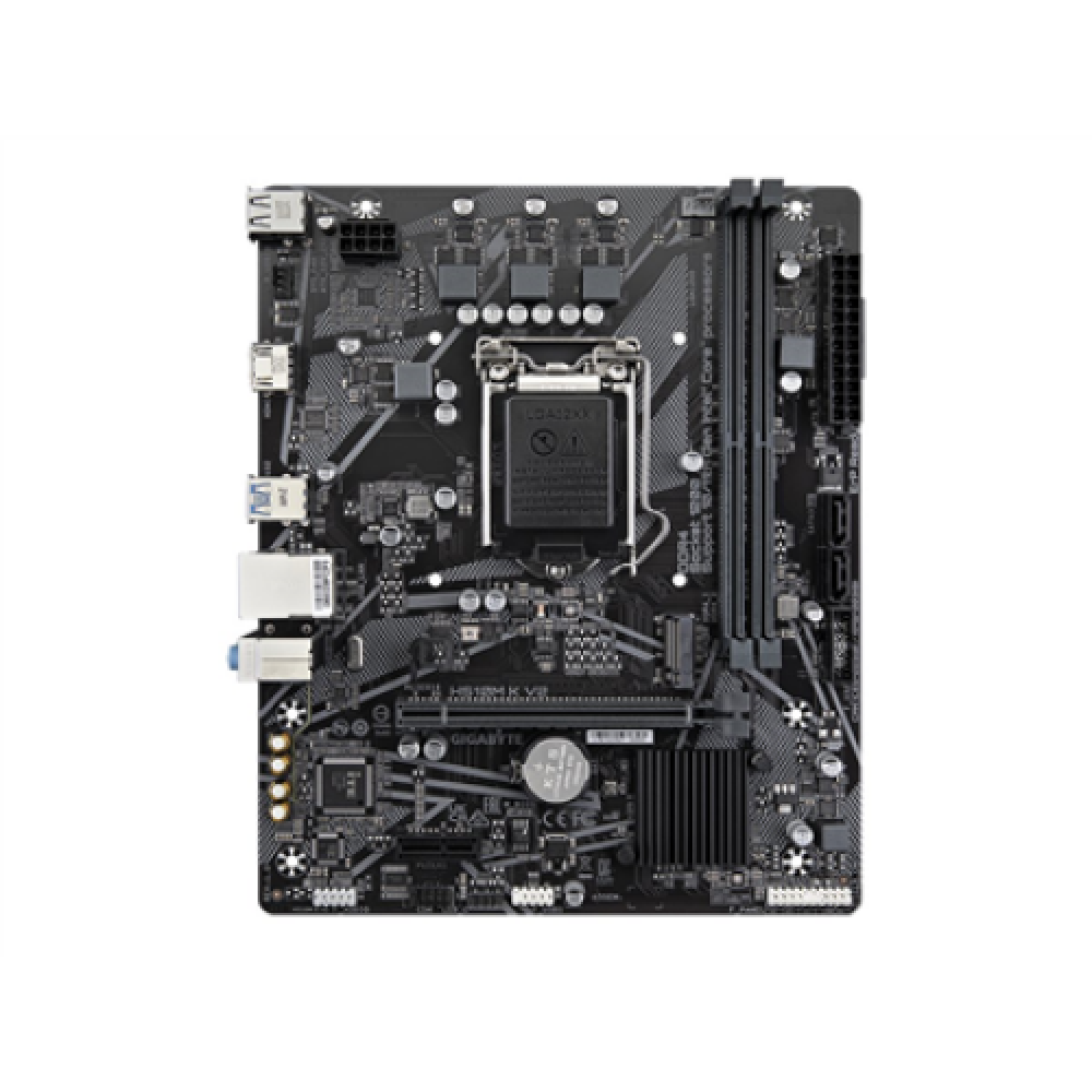 Gigabyte , H510M K V2 1.0 M/B , Processor family Intel , Processor socket LGA1200 , DDR4 DIMM , Memory slots 2 , Supported hard disk drive interfaces SATA, M.2 , Number of SATA connectors 2 , Chipset Intel H470 Express , Micro ATX