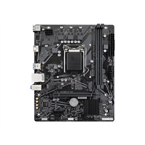 Gigabyte , H510M K V2 1.0 M/B , Processor family Intel , Processor socket LGA1200 , DDR4 DIMM , Memory slots 2 , Supported hard disk drive interfaces SATA, M.2 , Number of SATA connectors 2 , Chipset Intel H470 Express , Micro ATX