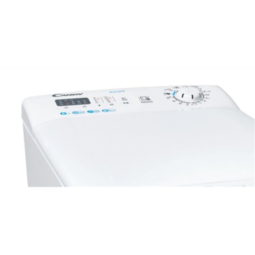 Candy , Washing Machine , CST 26LET/1-S , Energy efficiency class D , Top loading , Washing capacity 6 kg , 1200 RPM , Depth 60 cm , Width 41 cm , Display , LED , Near Field Communication (NFC) , White