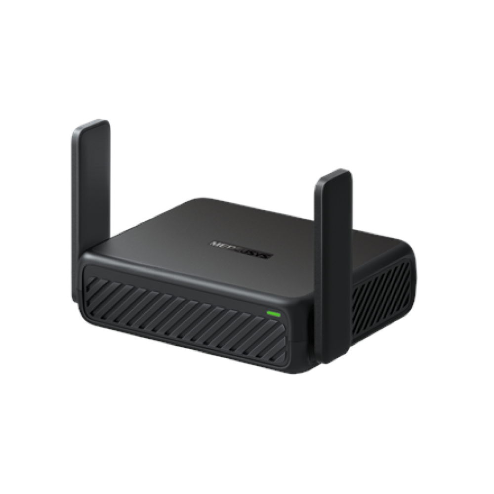 Mercusys AX3000 Travel Router , MR84X-Travel , 802.11a , 574/2402 Mbit/s , 10/100/1000 Mbit/s , Ethernet LAN (RJ-45) ports 1 , Mesh Support No , MU-MiMO No , No mobile broadband , Antenna type External Omni-directional , 1