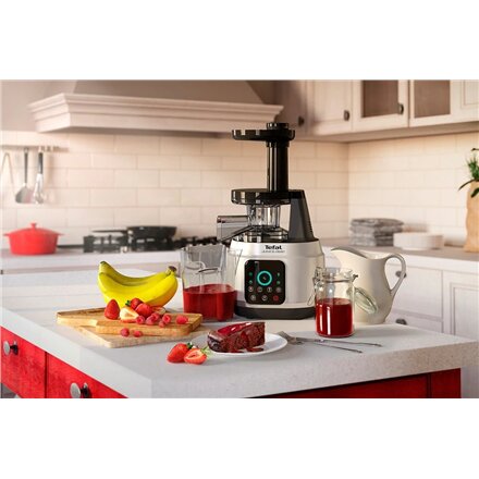 TEFAL , Juicer , ZC420E38 Juice & Clean , Type Juicer maker , Silver/Black , 150 W , Number of speeds 4