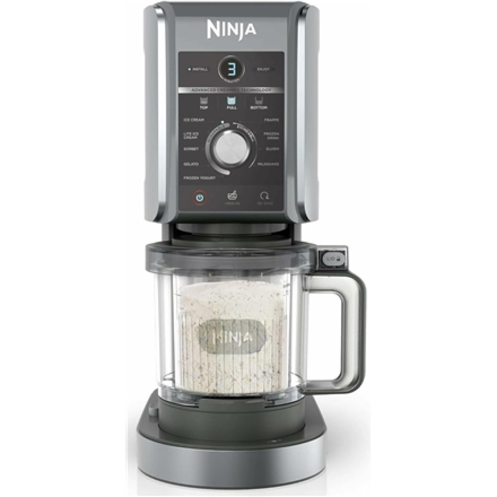 NINJA , Ice Cream Maker , NC502EU Creami Deluxe , Power 800 W , Silver/Black