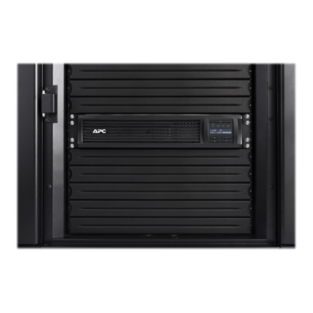 Schneider Electric Smart-UPS, Rackmount 2U, SmartConnect port+SmartSlot, AVR, LCD , SMT750RMI2UC , 750 VA , 500 W