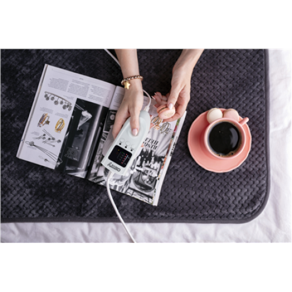 Camry , Electirc Heating Blanket with Timer , CR 7416 , Number of heating levels 5 , Number of persons 1 , Washable , Remote control , Coral Fleece/Polyester , 60 W
