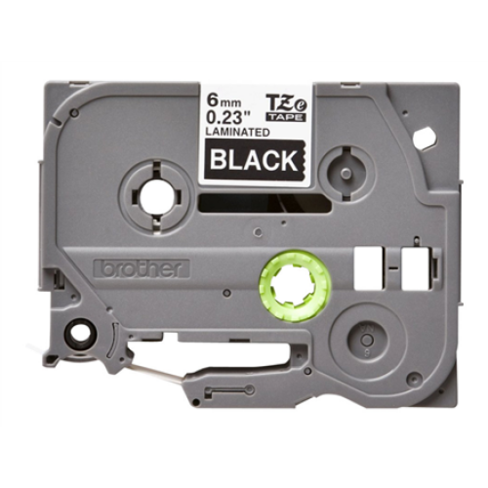 Brother , TZe-315 Laminated tape , White on Black , TZe , 8 m , 0.6 cm