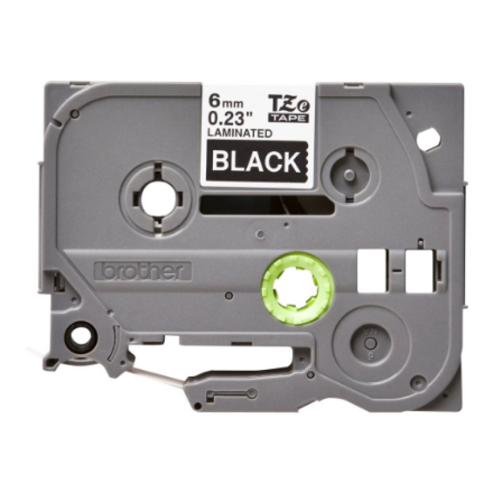 Brother , TZe-315 Laminated tape , White on Black , TZe , 8 m , 0.6 cm