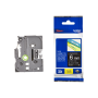 Brother , TZe-315 Laminated tape , White on Black , TZe , 8 m , 0.6 cm