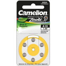 Camelion , A10/DA10/ZL10 , Zinc air cells , 6 pc(s) Camelion , A10/DA10/ZL10 , Zinc air cells , 6 pc(s)