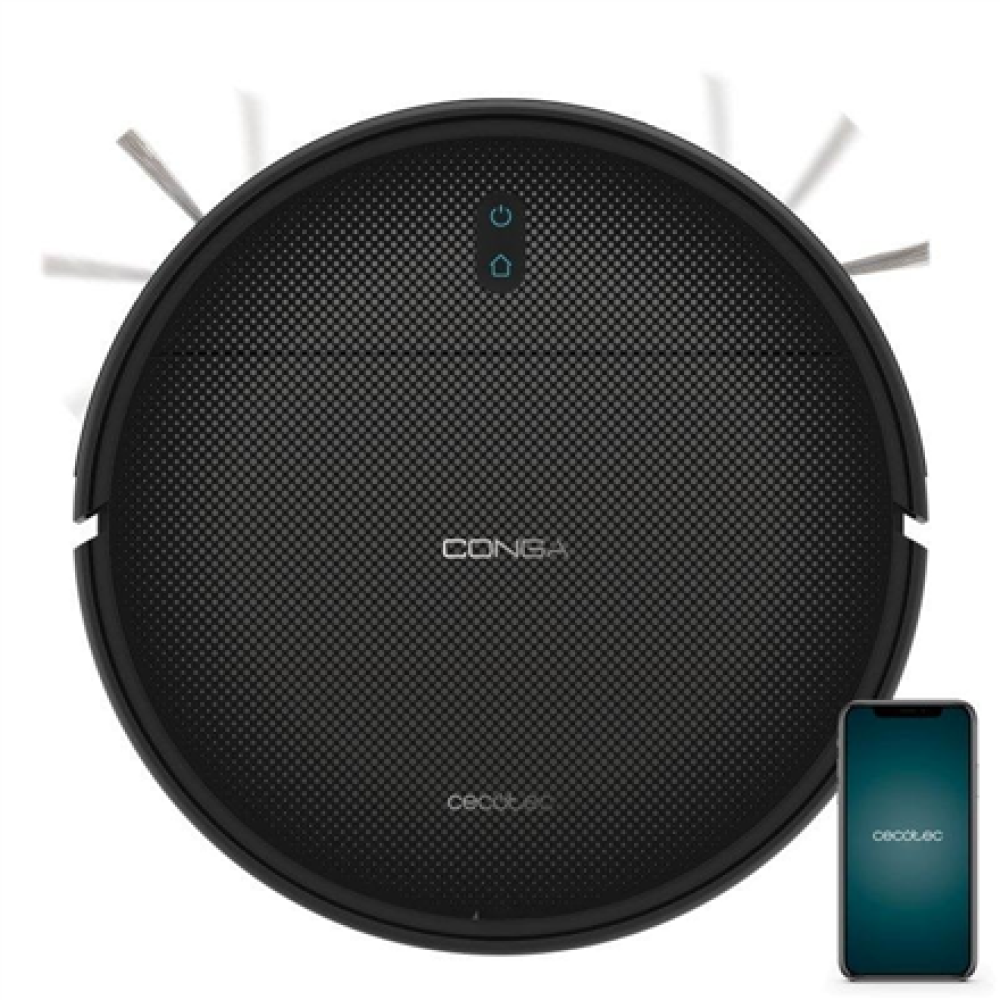 Cecotec Robot Vacuum Cleaner , Conga M10 Advance , Operating time (max) 150 min , Dry , Lithium-ion , 2000 mAh , Black , 3000 Pa