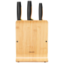 Fiskars Functional Form Bamboo Case for knives 1057553 Plastic Knife 3 pc(s) Dishwasher proof