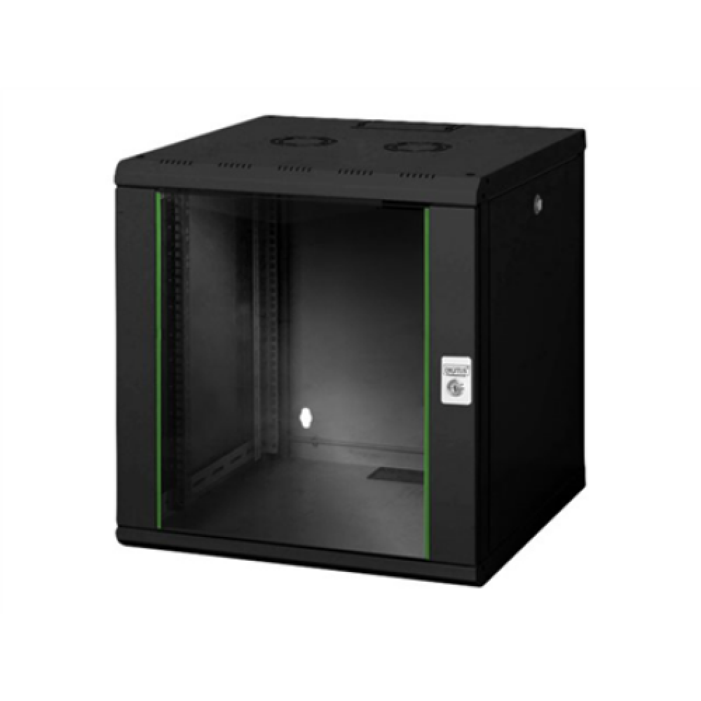 Digitus , Wall Mounting Cabinet Unique Series , DN-19 12U-6/6-SW , Black , 60 x 60 cm