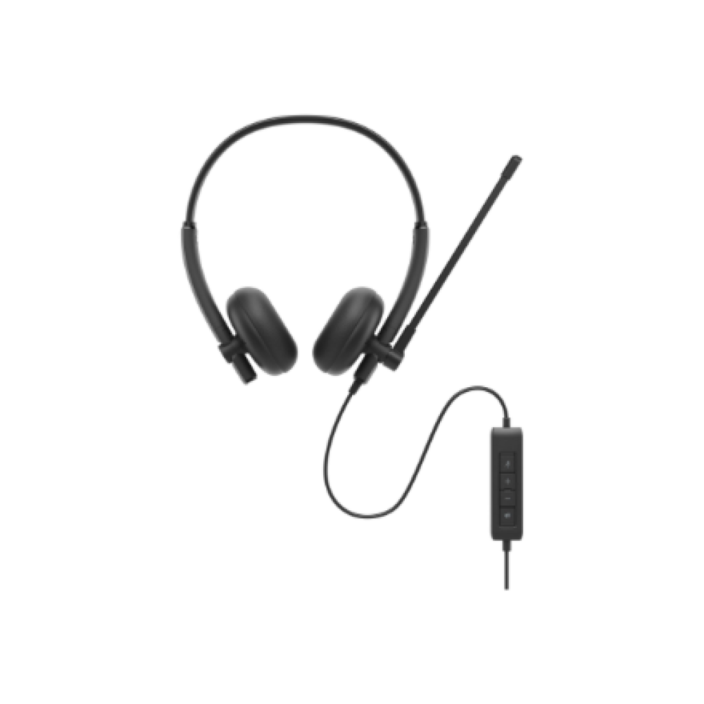 Dell , Headset , WH125 , Built-in microphone , USB Type-A , Black