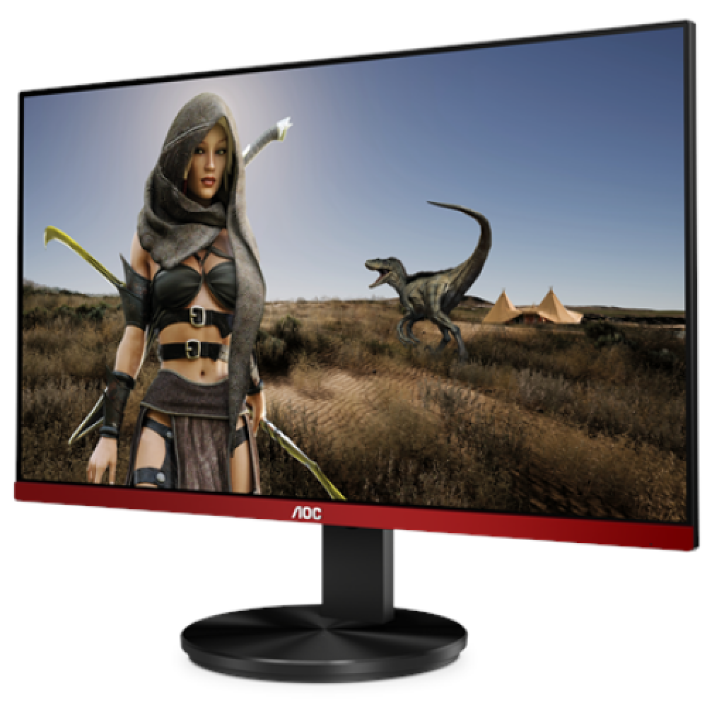 AOC Gaming Monitor G2490VXA 23.8 , VA, FHD, 1920 x 1080, 16:9, 1 ms, 350 cd/m², Black/Red