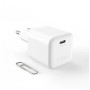 Fixed Mini GaN power adapter with USB-C output and PD support, 65W