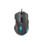 Genesis Xenon 200 NMG-0880 Optical Mouse, Wired, No, Gaming Mouse, Black/ red