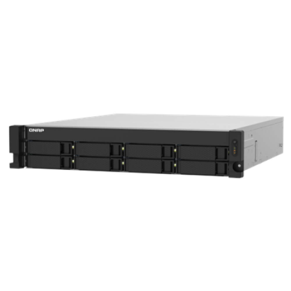 QNAP , 8-Bay NAS , TS-832PXU-RP-4G , Up to 8 HDD Hot-swap , AnnapurnaLabs Alpine , AL324 ARM Cortex-A57 Quad-Core , Processor frequency 1.7 GHz , 4 GB , DDR4