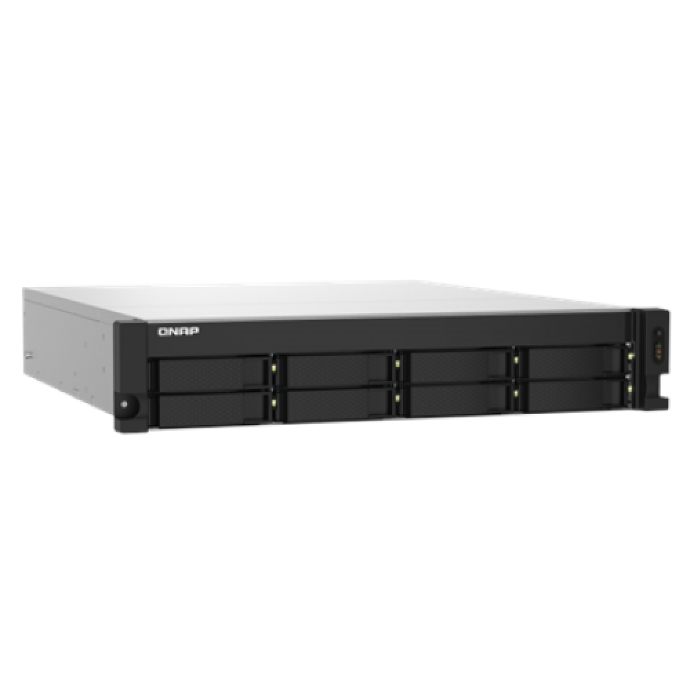 QNAP , 8-Bay NAS , TS-832PXU-RP-4G , Up to 8 HDD Hot-swap , AnnapurnaLabs Alpine , AL324 ARM Cortex-A57 Quad-Core , Processor frequency 1.7 GHz , 4 GB , DDR4
