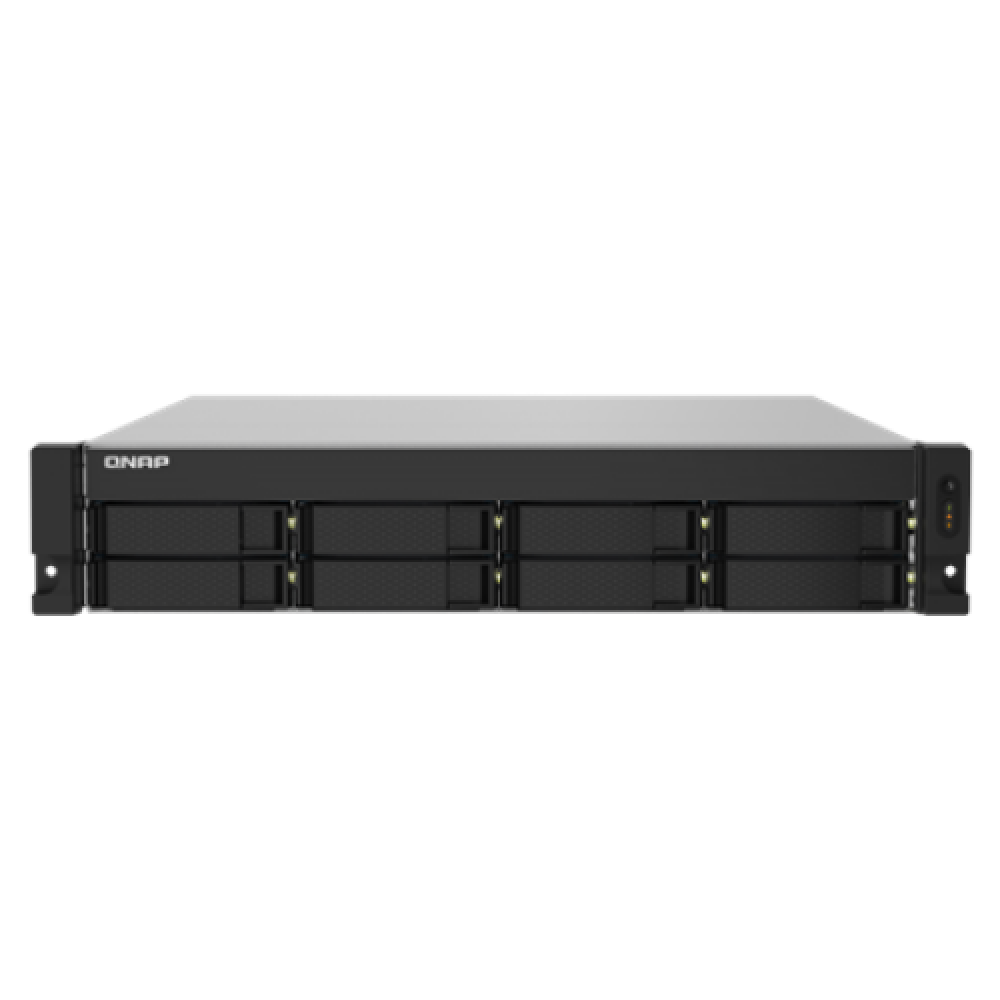 QNAP , 8-Bay NAS , TS-832PXU-RP-4G , Up to 8 HDD Hot-swap , AnnapurnaLabs Alpine , AL324 ARM Cortex-A57 Quad-Core , Processor frequency 1.7 GHz , 4 GB , DDR4