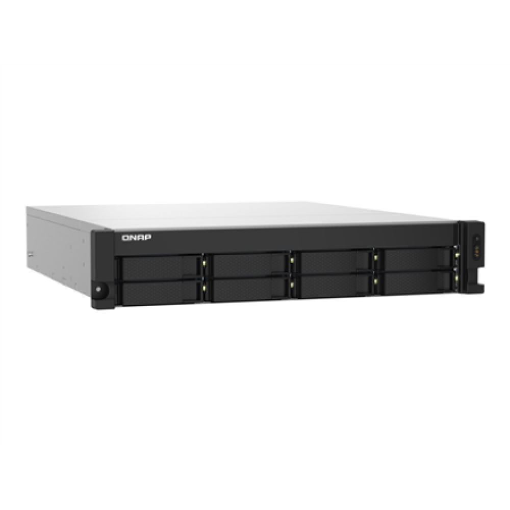 QNAP , 8-Bay NAS , TS-832PXU-RP-4G , Up to 8 HDD Hot-swap , AnnapurnaLabs Alpine , AL324 ARM Cortex-A57 Quad-Core , Processor frequency 1.7 GHz , 4 GB , DDR4