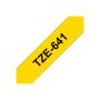Brother , TZe-641 Laminated Tape , Black On Yellow , TZe , 8 m , 1.8 cm