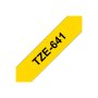 Brother , TZe-641 Laminated Tape , Black On Yellow , TZe , 8 m , 1.8 cm