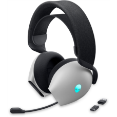 Dell , Alienware Dual Mode Wireless Gaming Headset , AW720H , Over-Ear , Wireless , Noise canceling , Wireless