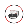 PROIRON Fitness Hula Hoop 73 - 98 cm wide Black/Red