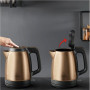 TEFAL Coppertinto Kettle , KI280G10 , Electric , 2400 W , 1.7 L , Stainless steel , 360° rotational base , Copper/Black