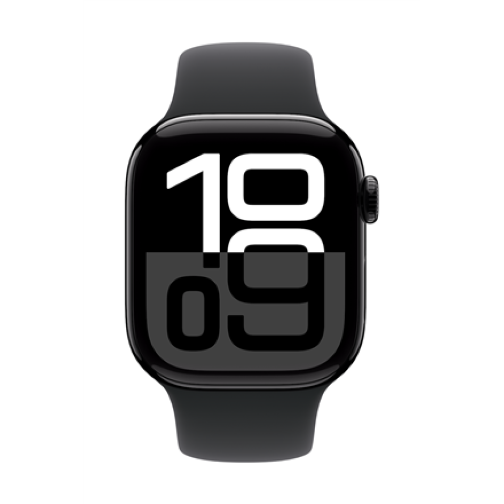 Apple Watch Series 10 , GPS (satellite) , Always-On Retina , Waterproof , Jet Black