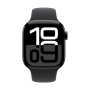 Apple Watch Series 10 , GPS (satellite) , Always-On Retina , Waterproof , Jet Black