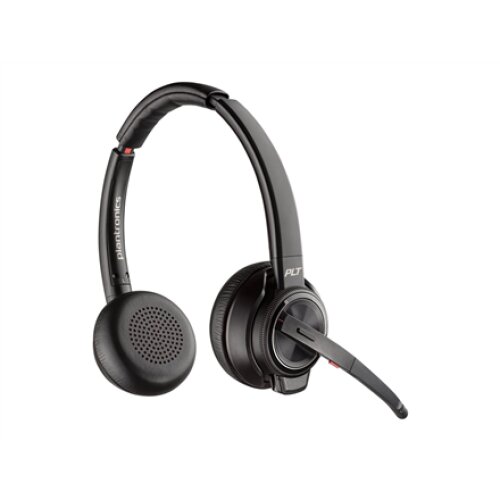 Poly Savi, W8220 3 in 1, OTH Stereo, UC, DECT , Poly , Savi W8220 3 in 1 , Headset , Built-in microphone , Wireless , Bluetooth , Black