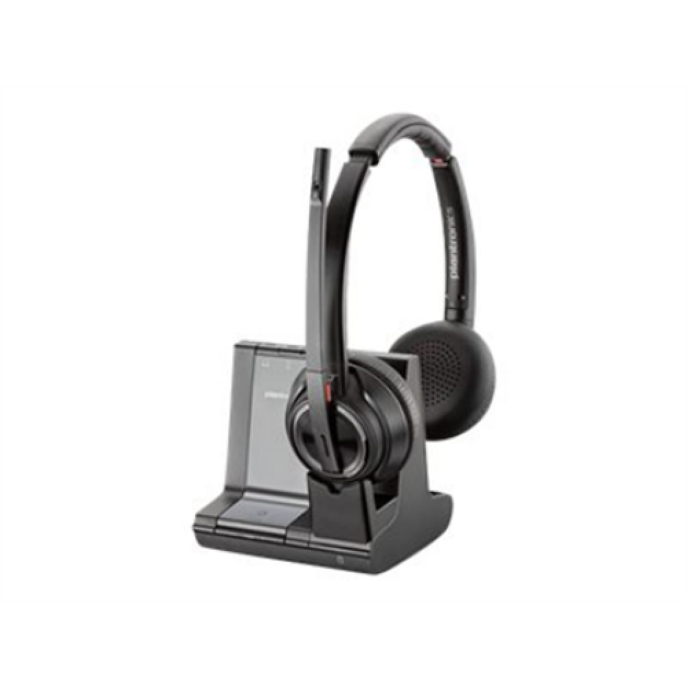 Poly Savi, W8220 3 in 1, OTH Stereo, UC, DECT , Poly , Savi W8220 3 in 1 , Headset , Built-in microphone , Wireless , Bluetooth , Black