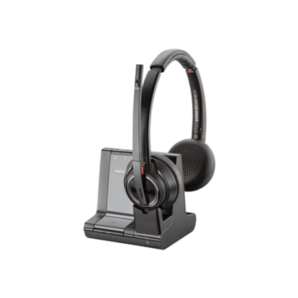 Poly Savi, W8220 3 in 1, OTH Stereo, UC, DECT , Poly , Savi W8220 3 in 1 , Headset , Built-in microphone , Wireless , Bluetooth , Black