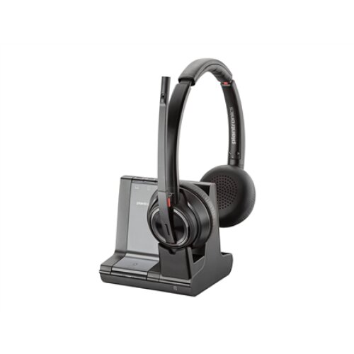 Poly Savi, W8220 3 in 1, OTH Stereo, UC, DECT , Poly , Savi W8220 3 in 1 , Headset , Built-in microphone , Wireless , Bluetooth , Black