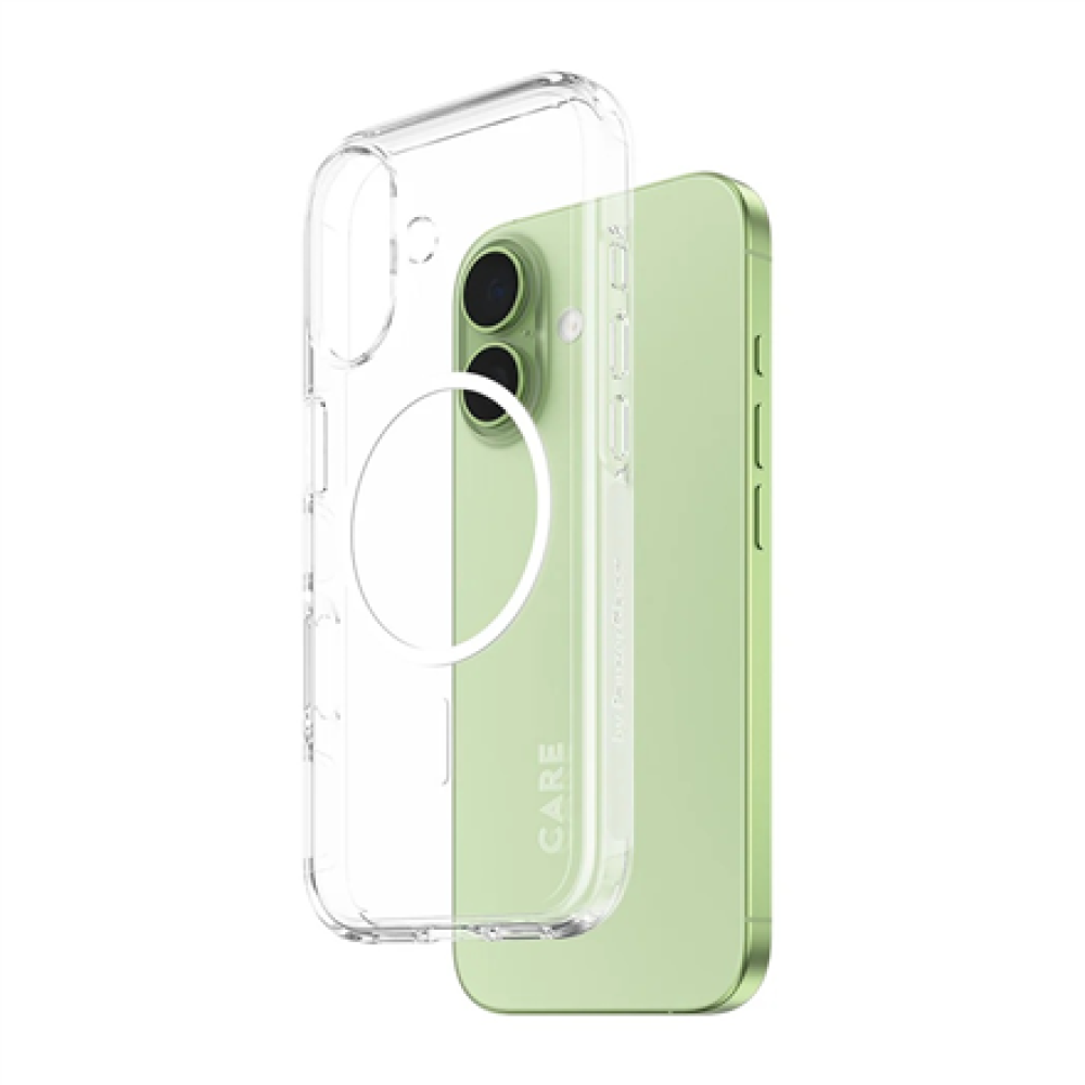 PanzerGlass Flagship Case , Back cover , Apple , iPhone 17 , Recycled plastic , Transparent , Urban Explorer w. White MagSafe